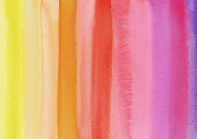 14. Mascada de colores para los cinco elementos